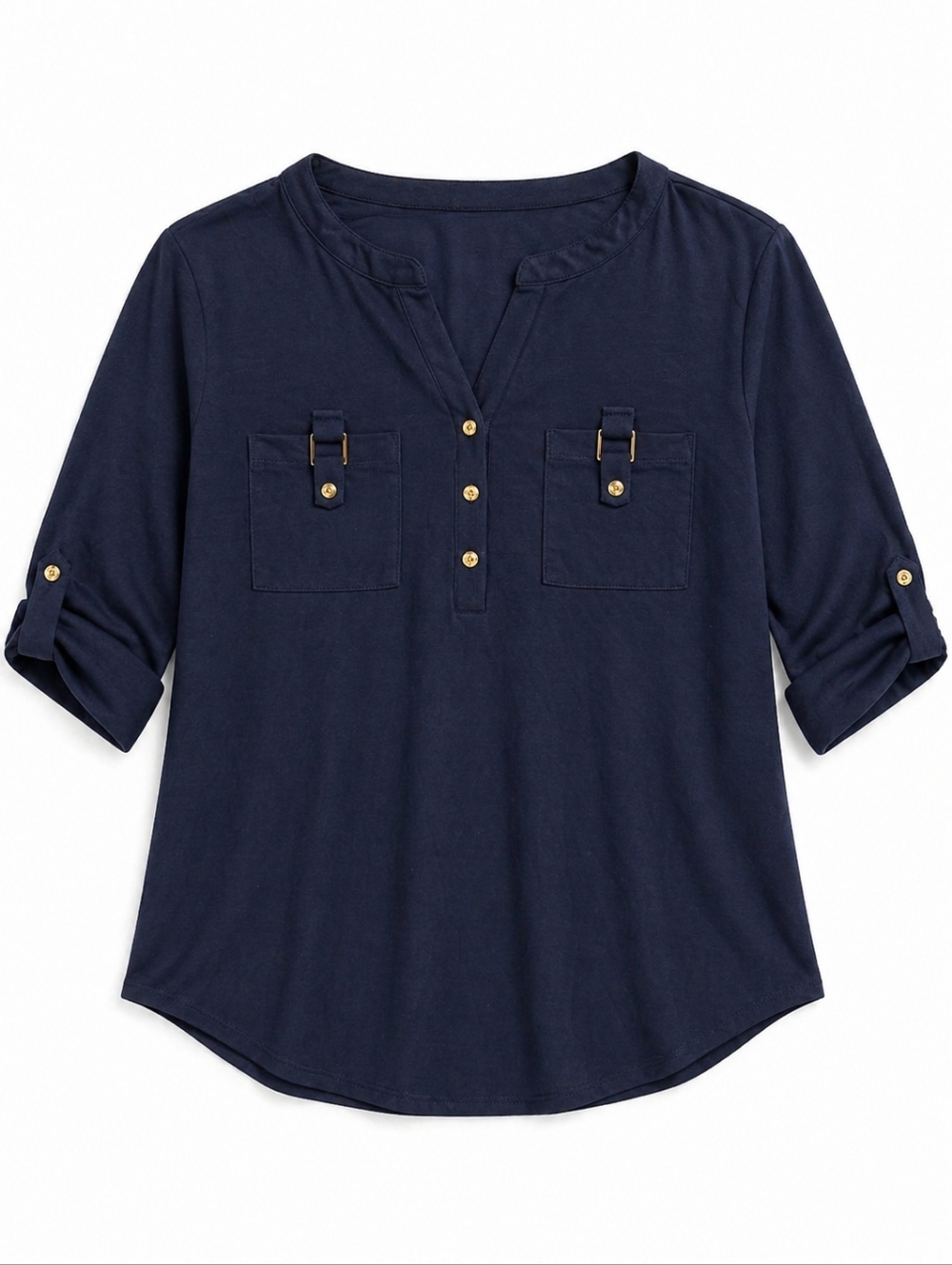 PerSeption Concept Navy Tunic Top